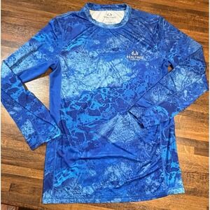 Men's Real tree fishing long sleeve dri-fit lightweight shirt.  Outdoor SZ Small